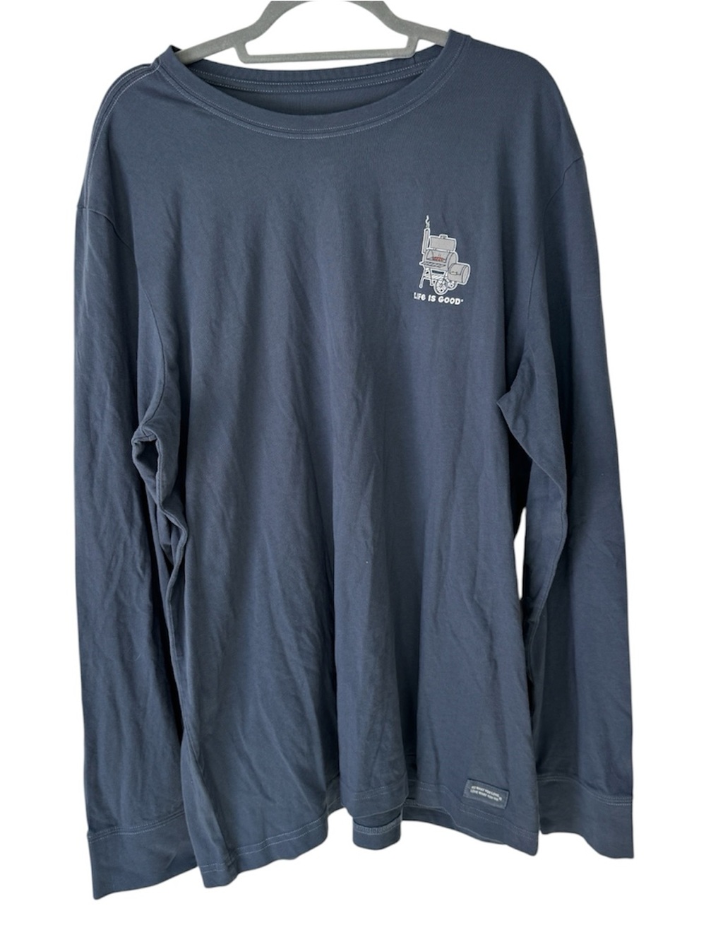 Men's Jake & Rocket Smoker Long Sleeve Crusher Tee (XL)